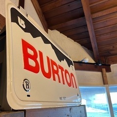 バートン　サイン　看板　スチール製