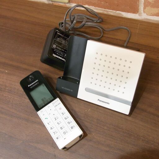 パナソニック コードレス機 KX-FKD505-Z・VE-GDW03-W 美品【モノ市場