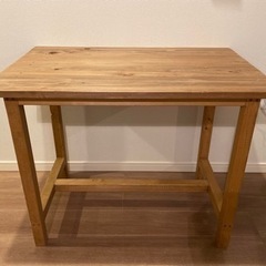木製ダイニングテーブル 作業台