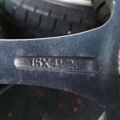 15インチホイール、タイヤ(軽自動車用)
