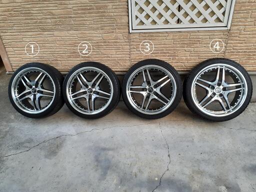 18インチ 8JJ pcd100 +48  美品