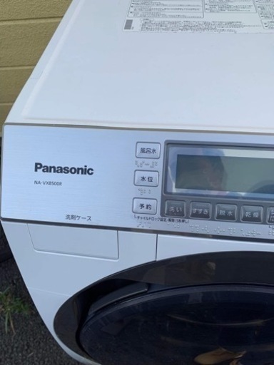 値下げ美品パナソニックドラム式洗濯機　NA-VX8500R 10kg/6.0kg