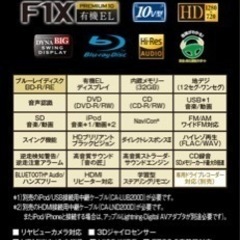 Panasonicパナソニック　strada ストラーダ　品番CN-F1X10BHD カーナビステーション　最新ナビ　2021年12月発売