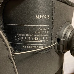 スノーボードブーツ、K2、Maysis、ほぼ新品