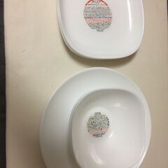 山崎のお皿＋山崎arcopalのお皿　一人分セットは1000円　...