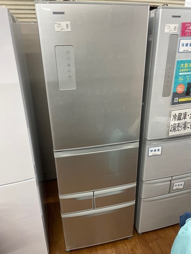 TOSHIBA  5ドア冷蔵庫　GRーH43G 2015年製　426L 傷あり