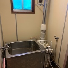 ステンレス浴槽付き風呂釜
