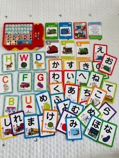 トーマスとabc 英語 ひらがな 数字のカード付き動作確認済み ふうせん 新伊丹のおもちゃ 知育玩具 の中古あげます 譲ります ジモティーで不用品の処分