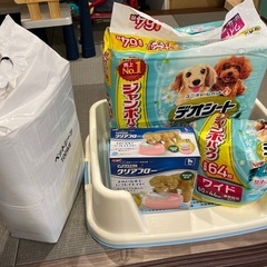 【ネット決済】犬用品　ペットトイレ　シーツ　吸水器セット