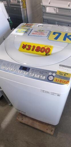 シャープ ES-T711-W 全自動洗濯機 (洗濯7.0kg) ホワイト40401