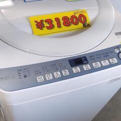 シャープ　ES-T711-W　全自動洗濯機　(洗濯7.0kg)　ホワイト40401