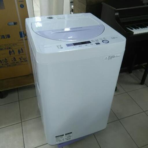 お値下げ！】SHARP シャープ 洗濯機 ES-GE5A-V 2017年製 5.5kg ...