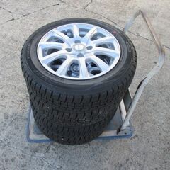 来店取替】バリ山 軽自動車 スタッドレスタイヤ 155/65R14 中古品 4本 
