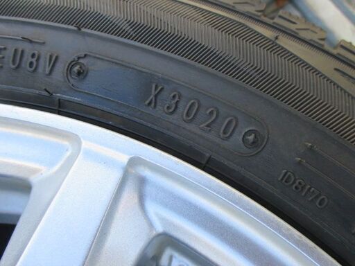 2023年製155/65R14バリ山！中古スタッドレスタイヤ4本セット ③2023年製155/65R14バリ山！中古スタッドレスタイヤ4本セット