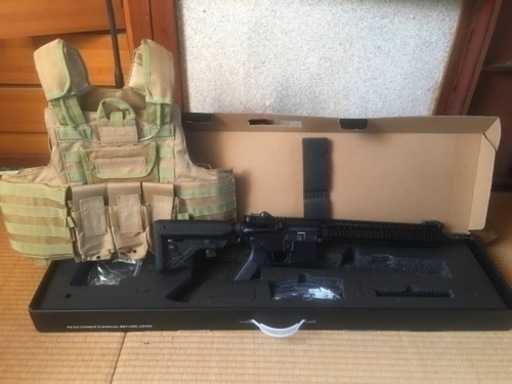 E\u0026L M4 SOPMOD Block2 プレートキャリアセット　エアガン　電動ガン