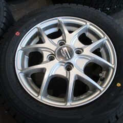 来店取替】軽自動車スタッドレス 155/65R13 新品スタッドレスタイヤ&中古アルミホイール付きセット
