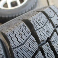 来店取替】軽自動車スタッドレス 155/65R13 新品スタッドレスタイヤ&中古アルミホイール付きセット