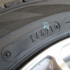 来店取替】軽自動車スタッドレス 155/65R13 新品スタッドレスタイヤ&中古アルミホイール付きセット