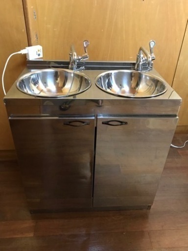 【値下しました！35000→28000】2層式シンク　移動販売車等に