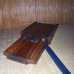 電話置き台卓上　木製　