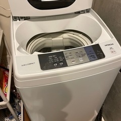 洗濯機 日立 2017年製 NW-50A