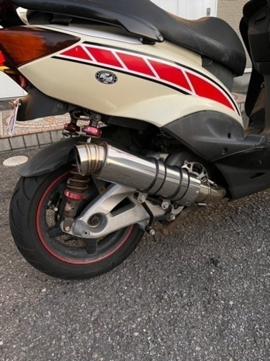 シグナスX SR 125 SE12J 初期型 カスタム多数 自賠責付 予備部品付 シグナスX SR 125 SE12J 初期型 カスタム多数 自賠責付 予備部品付