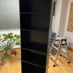 イケヤ IKEA FINNBY フィンビー 本棚 ブラック 綺麗