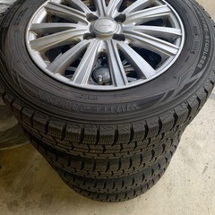 スタッドレス　ホイールセット　中古　165/70R14 ８部〜９部山