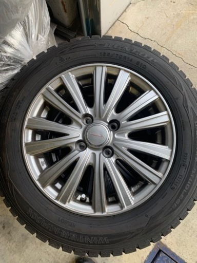 スタッドレス　ホイールセット　中古　165/70R14 ８部〜９部山