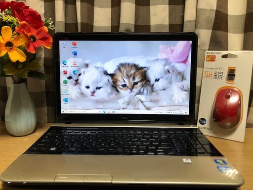 彡美品・美麗品Ｗｅｂカメラ内蔵・ＮＥＣ　超高速ｉ５第三/新品ＳＳＤ２４０ＧＢ/シャンパンゴールドWin10 64bit/Office2019付/15.6ｲﾝﾁ/メモリ４GＢ/無線/DVD・ＣＤ再生ソフト付　No.2204011
