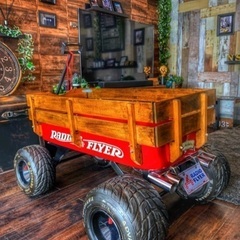極上‼️RADIO FLYER ラジオフライヤー カスタム レア ワイドタイヤ 