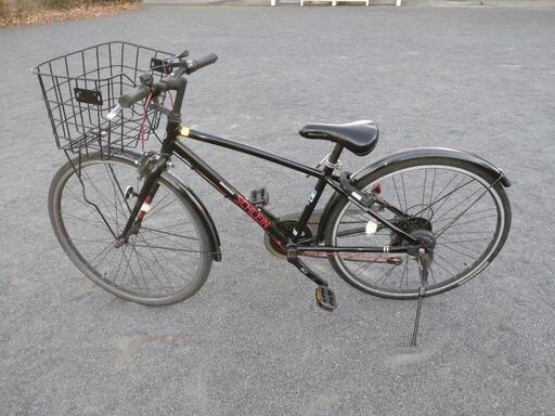 【子供用自転車】ブリヂストン シュライン 26インチ 黒赤 7段変速  ジュニア自転車