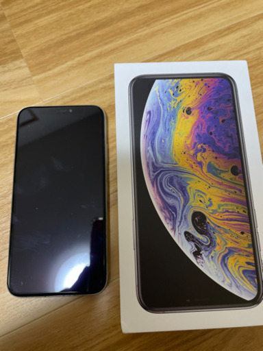 iPhone XS 64GB Face ID使用不可　箱　保護フィルム付き