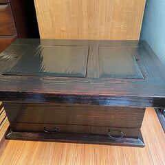 座卓式 炭火鉢 （補修、リメイク済み）