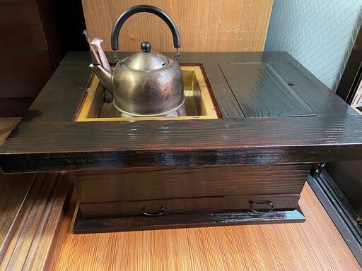 座卓式 炭火鉢 （補修、リメイク済み） 【公式通販】
