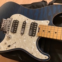 【中古】SCHECTER EX-22-CTM-FRT /4A Grade BKAQ/M シェクター エレキギター