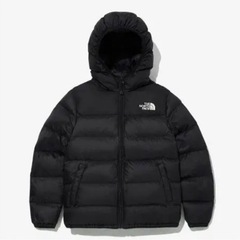 未使用ノースフェイス　黒　160センチ・ダウンジャケット