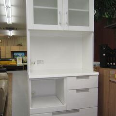 R057 NITORI キッチンボード、食器棚、幅80cm US...