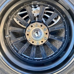 ハイエース200系 18インチ 7.5J 35 深リム 中古タイヤ・ホイール4本セット