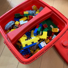 レゴ　LEGO 赤いバケツ　LaQ ラキュー