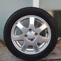 スタッドレス4本　ホイール付　155/65R14 ダイハツ　スズキ　軽自動車