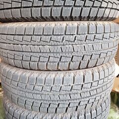 スタッドレス4本　ホイール付　155/65R14 ダイハツ　スズキ　軽自動車
