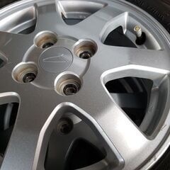 スタッドレス4本　ホイール付　155/65R14 ダイハツ　スズキ　軽自動車