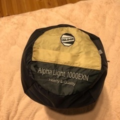 キャンプ　寝袋　新中古　ISUKA×naturum アルファライト1000EXN -12℃