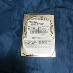 【ネット決済】ハードディスク500GB 2台　動作未確認　ジャンク