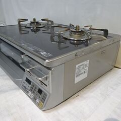 🍎2020年製リンナイガステーブル ガラストップ 都市ガス ミッドグレーガラス RTE65VAGP-GR