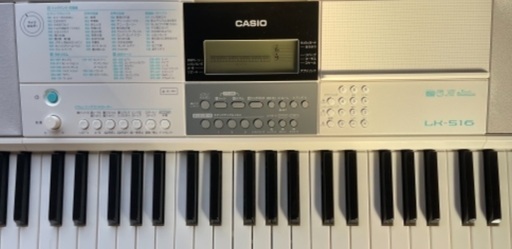 CASIO 電子ピアノ　LK-516 2019年製　カシオ カシオキーボード 光ナビゲーションキーボード　スタンド付き