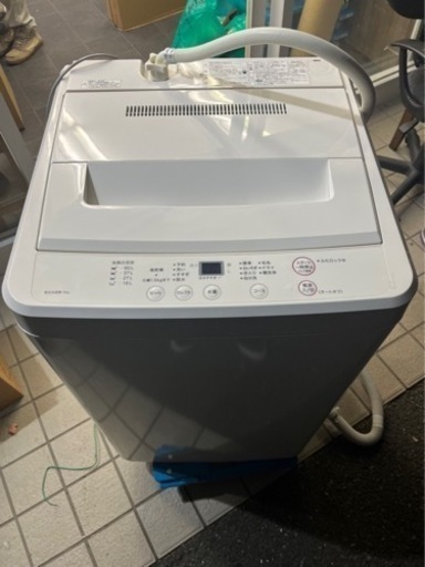 無印良品　洗濯機　AQW-MJ60 50-60HZ 2015年製