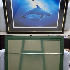 引取限定　スレ傷あり　クリスチャン・ラッセン　トランキュリティー　GL 103/125　サイン入　H 81cm×W 106cm　保証書付　ミクストメディア  Tranquility