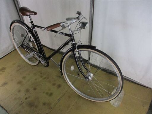 B641★\11800円★ 整備済み　中古自転車 シティサイクル　MOLLIS　ブラック　LEDオートライト【27インチ 】 (*^▽^*) B641☆11800円☆ 整備済み 中古自転車 シティサイクル MOLLIS ブラック